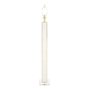 65" Blair Floor Lamp - White and Gold - Couture Lamps