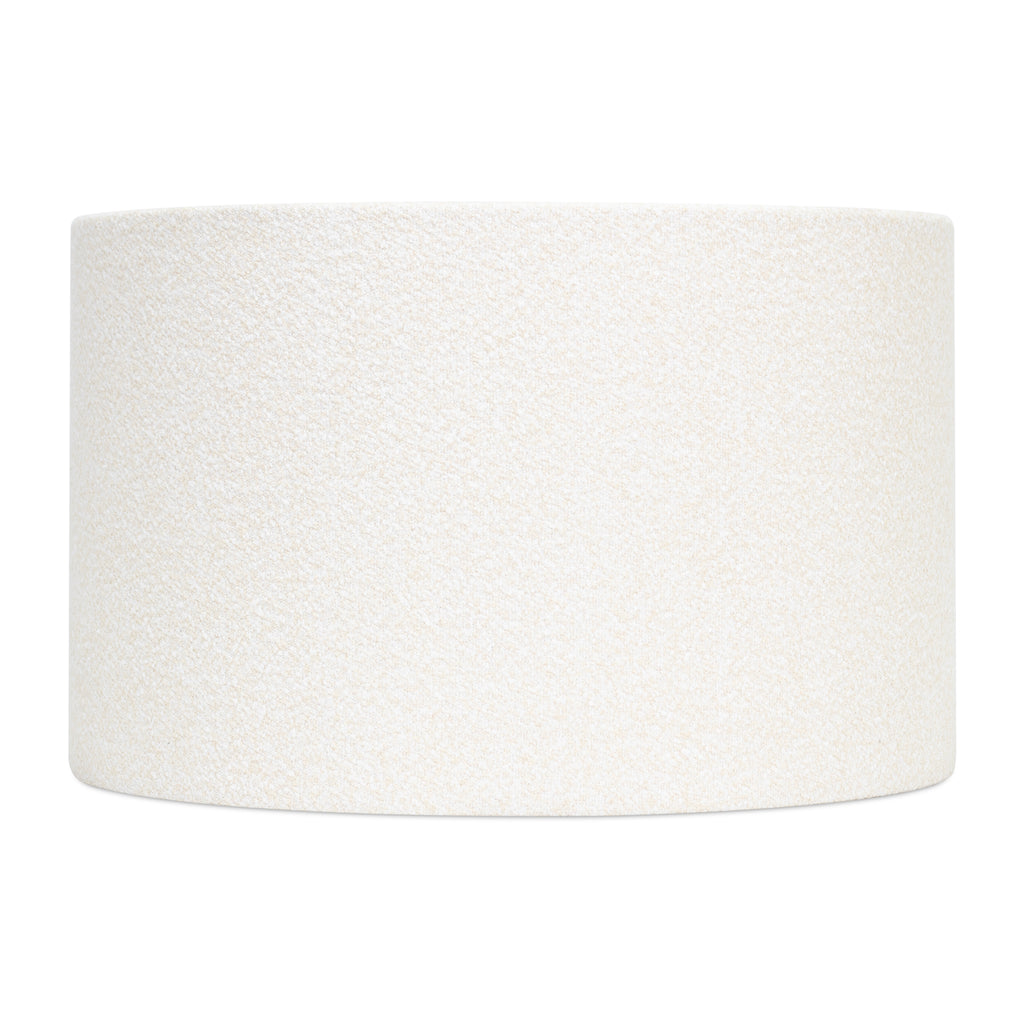 Cream Boucle Lamp Shade - Couture Lamps