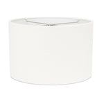 White Boucle Lamp Shade - Couture Lamps