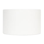 White Boucle Lamp Shade - Couture Lamps