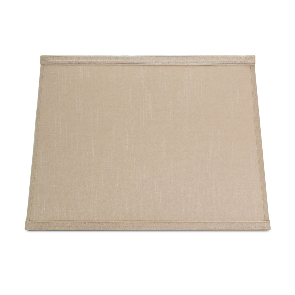 13/9x15/11x10.5 Tan Faux Silk Shade - Couture Lamps