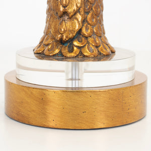 Golden Peacock Table Lamp - Couture Lamps