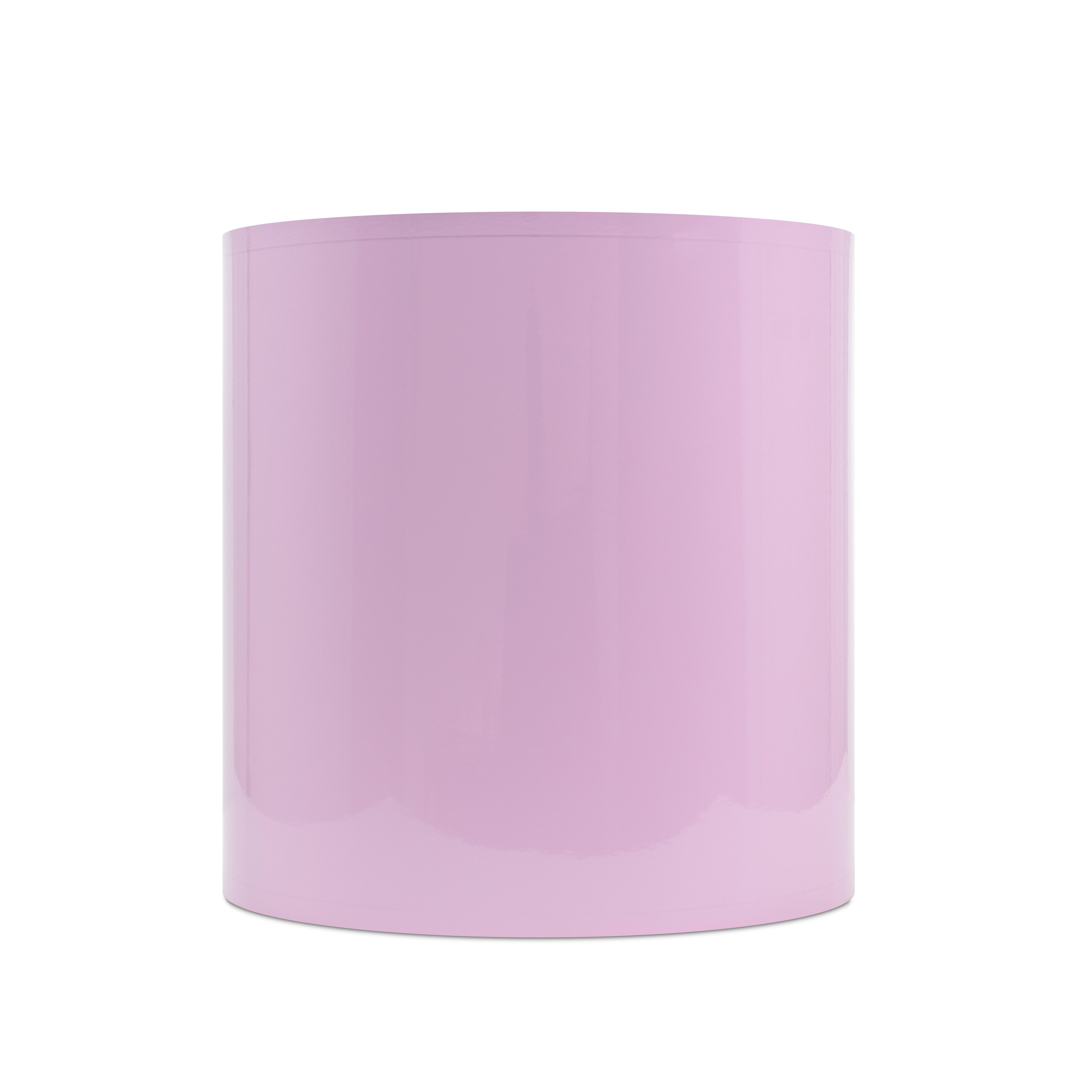 Lilac Lacquer Shade with Gold Lining - Couture Lamps