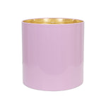 Lilac Lacquer Shade with Gold Lining - Couture Lamps