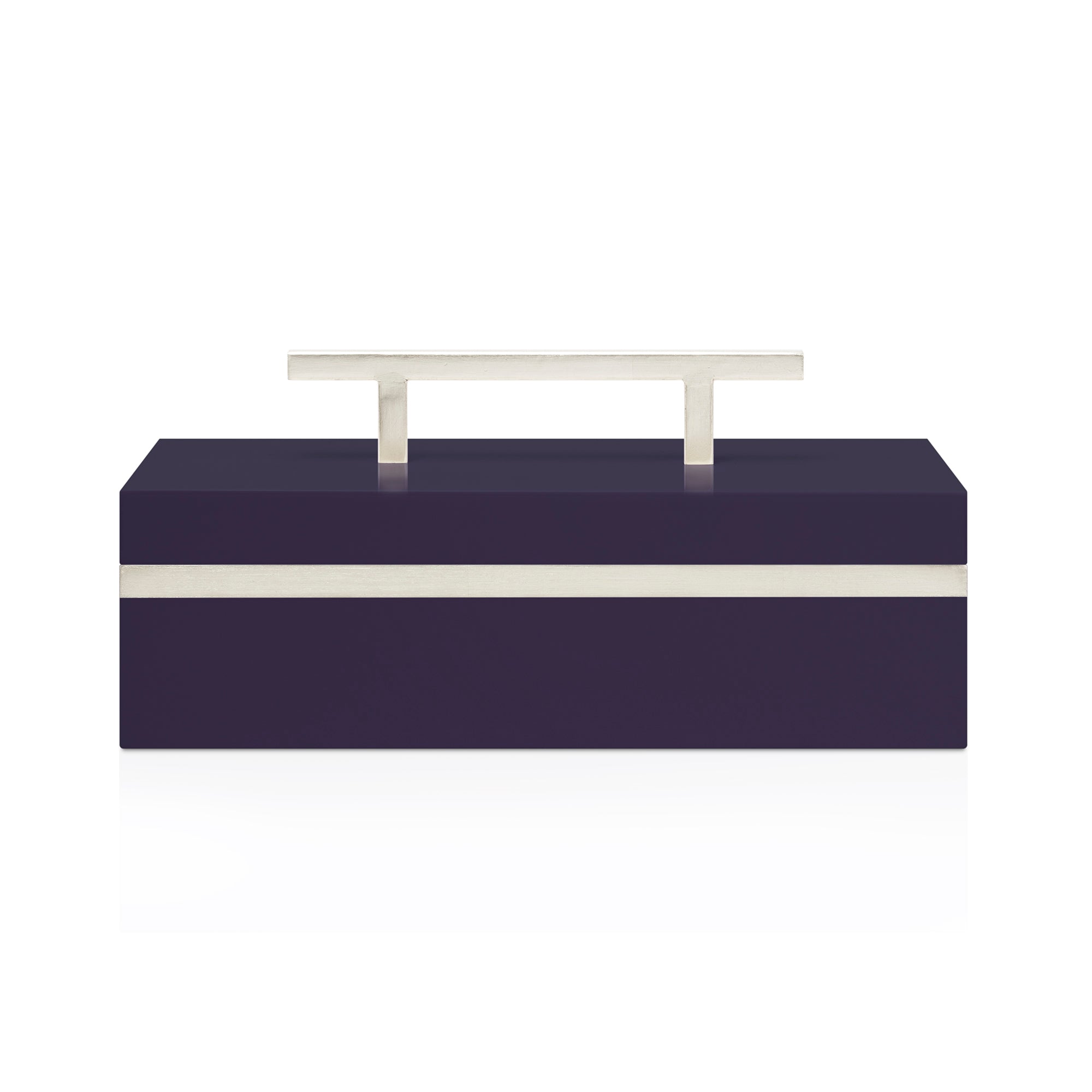 Blair Box - Navy with Silver (Single) - Couture Lamps