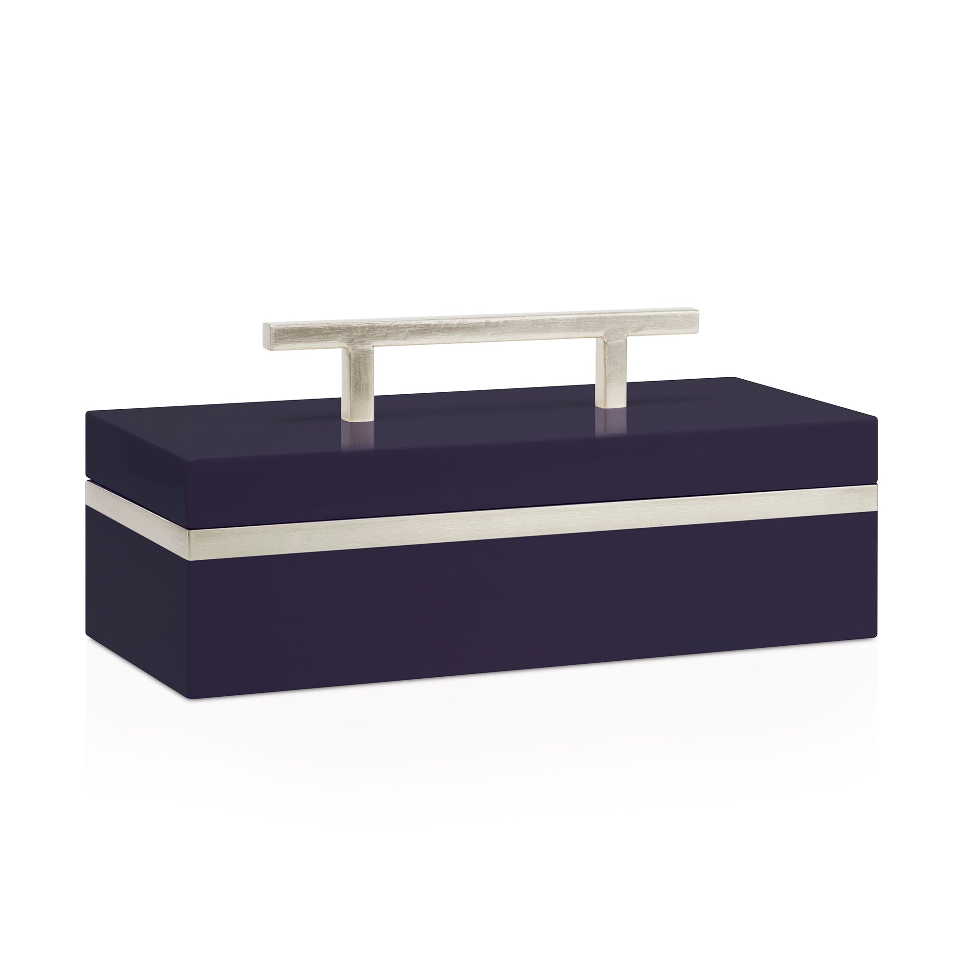 Blair Box - Navy with Silver (Single) - Couture Lamps