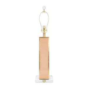 Blair Table Lamp, Blush/Gold - Couture Lamps