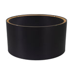 Round Black Linen Drum Shade 17" x 17" x 11" - Couture Lamps