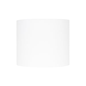 Round White Linen Drum Shade 12" x 12" x 10" - Couture Lamps