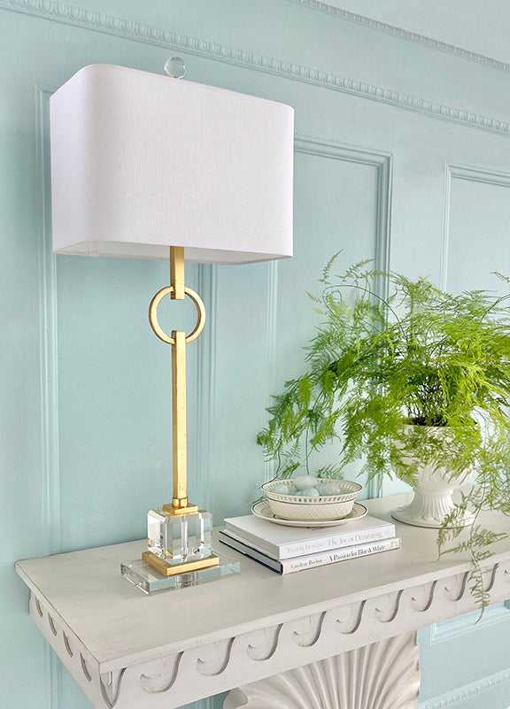 Elaina Gold Table Lamp - Couture Lamps