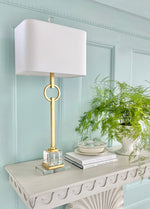 Elaina Gold Table Lamp - Couture Lamps