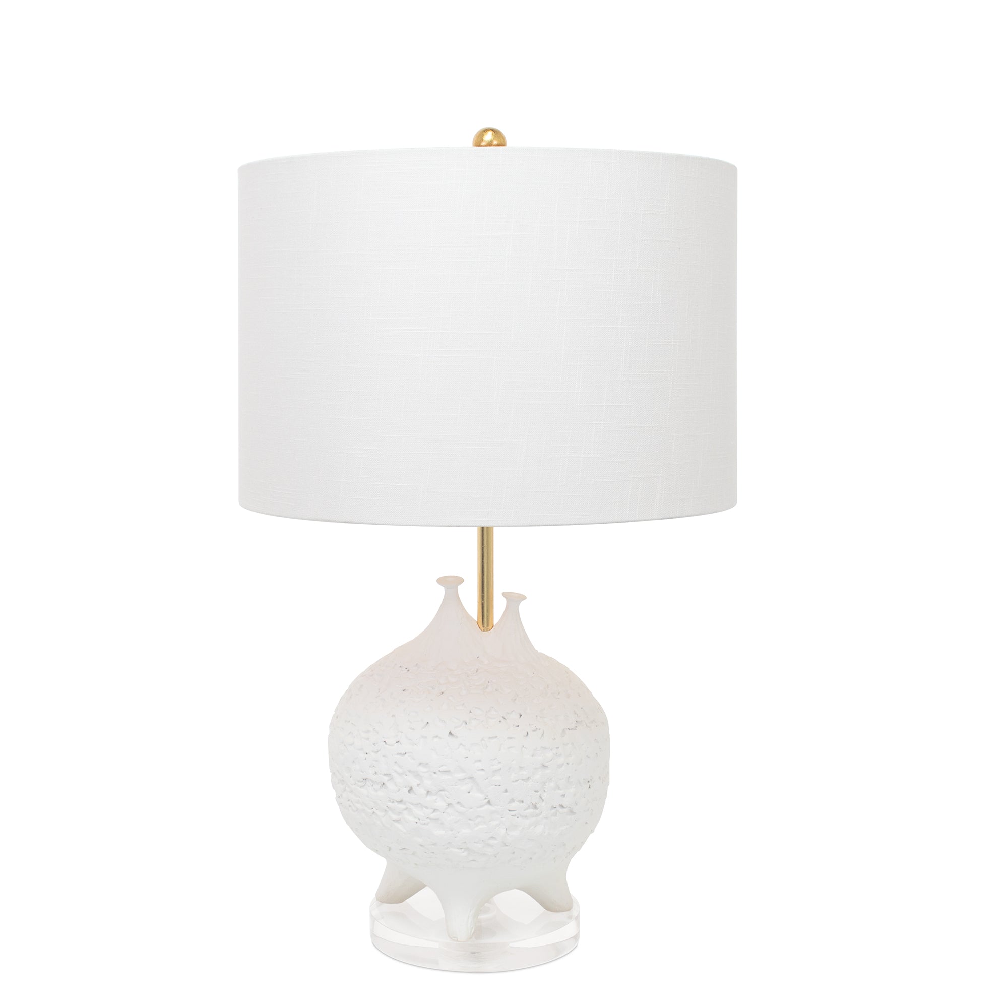 Luna White Table Lamp - Couture Lamps