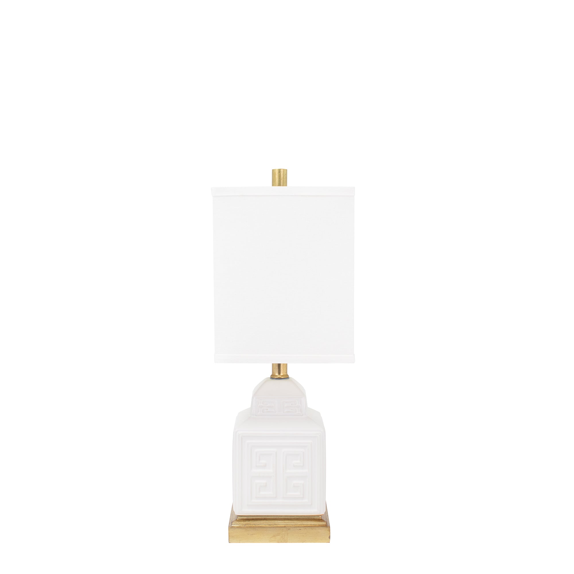 Menderes Table Lamp - White - Couture Lamps