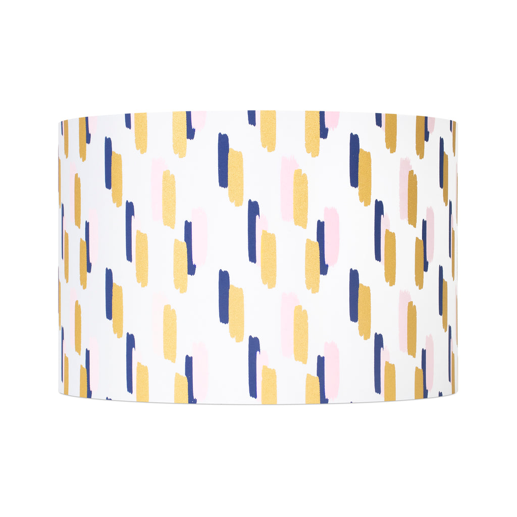 Round Hardback Printed Fabric Shade - Couture Lamps